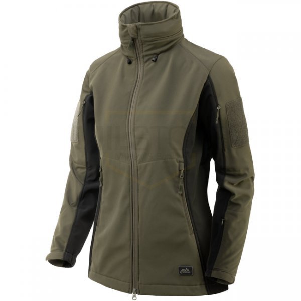 Helikon Gunfighter Women's Jacket - Taiga Green / Black A - XS