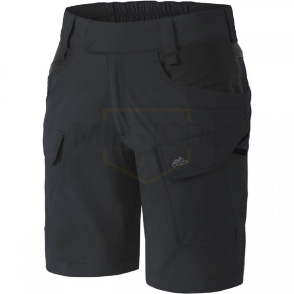 Helikon Women's OTS Outdoor Tactical Shorts 8.5 - Black - L