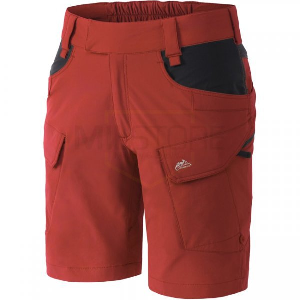 Helikon Women's OTS Outdoor Tactical Shorts 8.5 - Crimson Sky / Black - XS