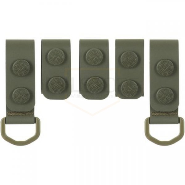 M-Tac Tactical Belt Attachments 5pcs - Ranger Green