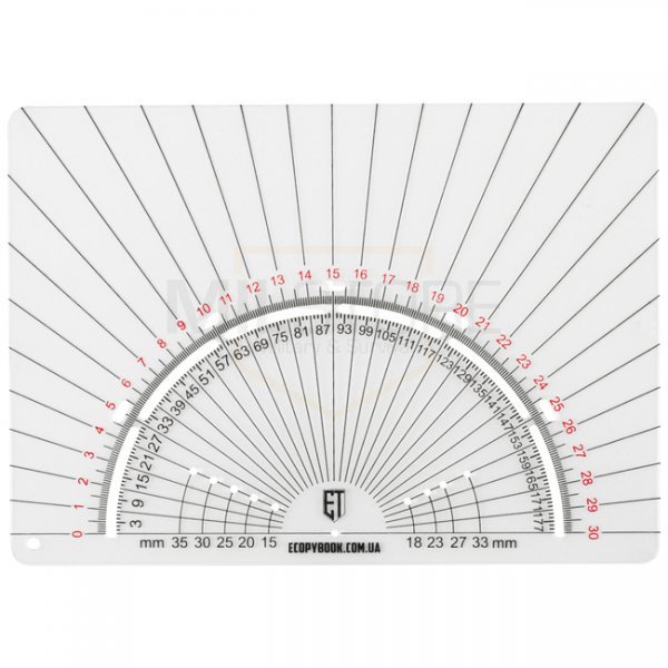 M-Tac Ecopybook Tactical Protractor PR-R