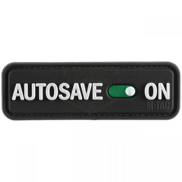 M-Tac Autosave Rubber Patch - Black