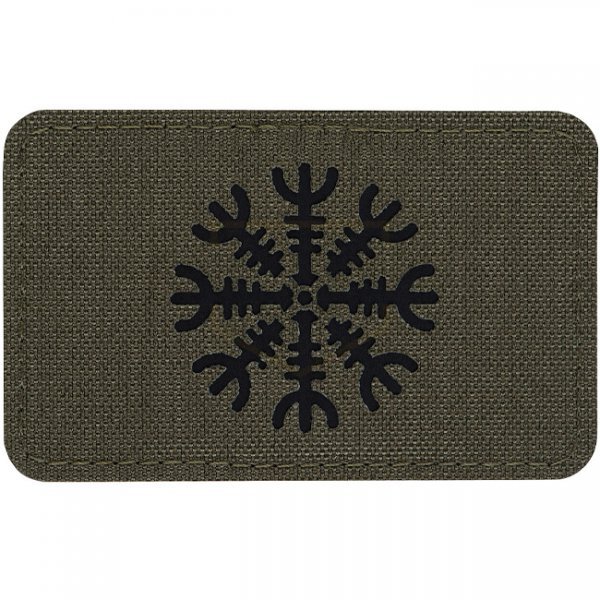 M-Tac Helm of Terror Horizontal Laser Cut Patch - Ranger Green / Black