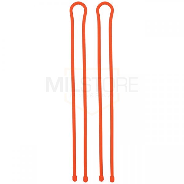 Nite Ize Gear Tie Reusable Rubber Twist Tie 2 Pack 32 Inch - Orange