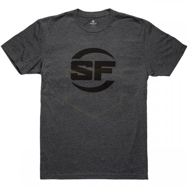 SureFire Button Logo T-Shirt - Grey - 2XL