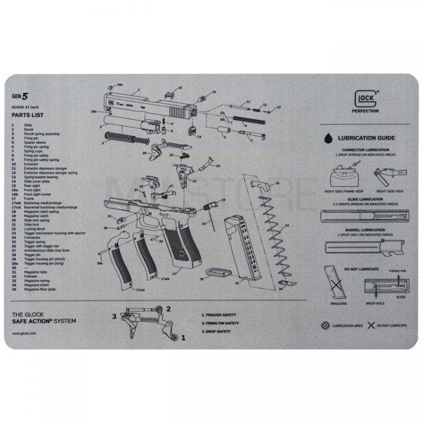 Glock Bench Mat Gen5 - Grey