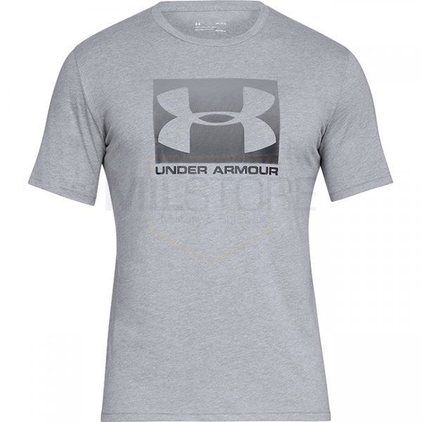 Under Armour Boxed Sportstyle Short Sleeve T-Shirt - Steel Light Heather - 3XL