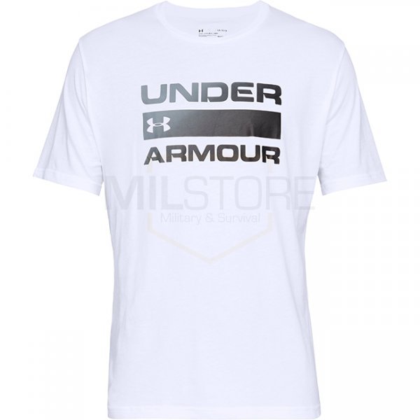 Under Armour Mens Team Issue Wordmark Short Sleeve - White - 3XL