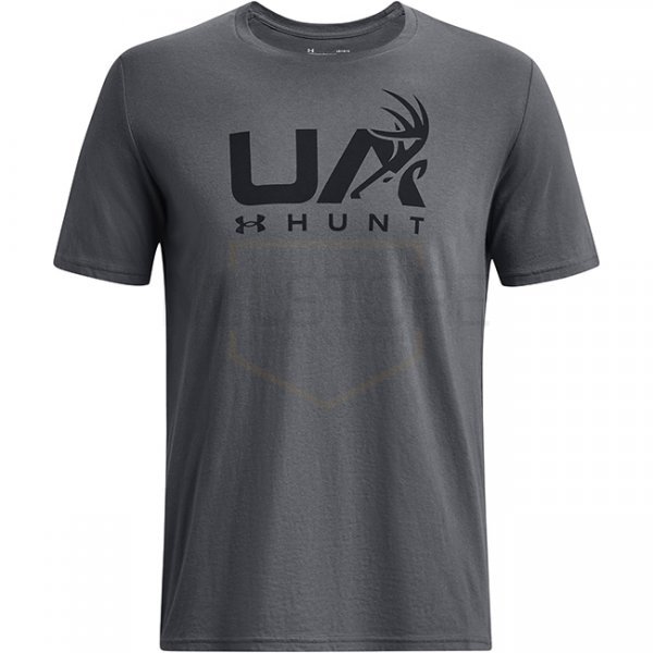 Under Armour Mens Antler Hunt Logo T-Shirt - Pitch Grey - M