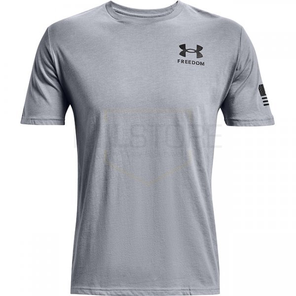 Under Armour Freedom Flag T-Shirt - Steel Medium Heather - M