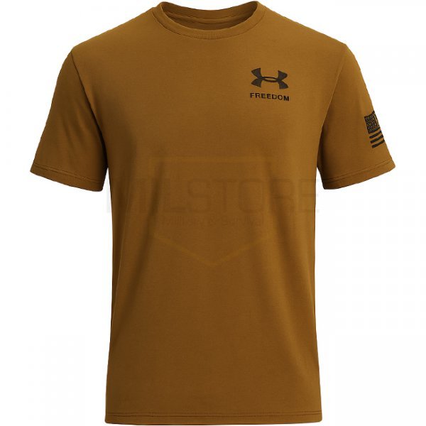 Under Armour Freedom Flag T-Shirt - Coyote - XL