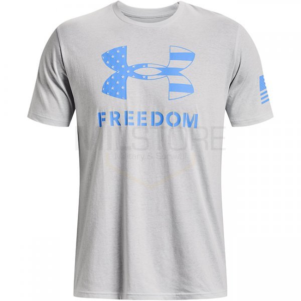 Under Armour Freedom Logo T-Shirt - Halo Grey Light Heather - L