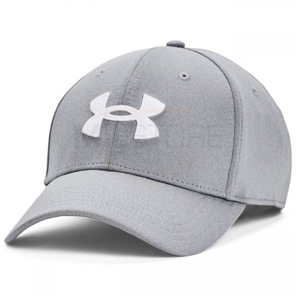 Under Armour Mens Blitzing Low Stretch Fit Cap - Steel - S/M