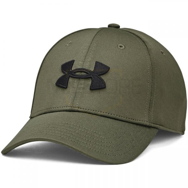 Under Armour Mens Blitzing Low Stretch Fit Cap - Marine OD Green - S/M