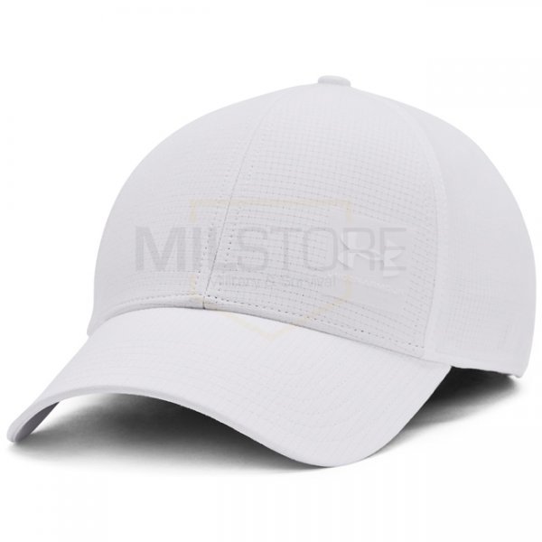 Under Armour Mens ArmourVent Stretch Fit Cap - White - L/XL