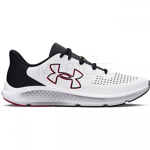 Under Armour Mens Charged Pursuit 3 Big Logo Running Shoes - White - 9.5