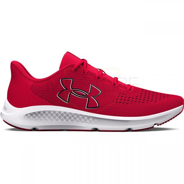 Under Armour Mens Charged Pursuit 3 Big Logo Running Shoes - Red - 9.5