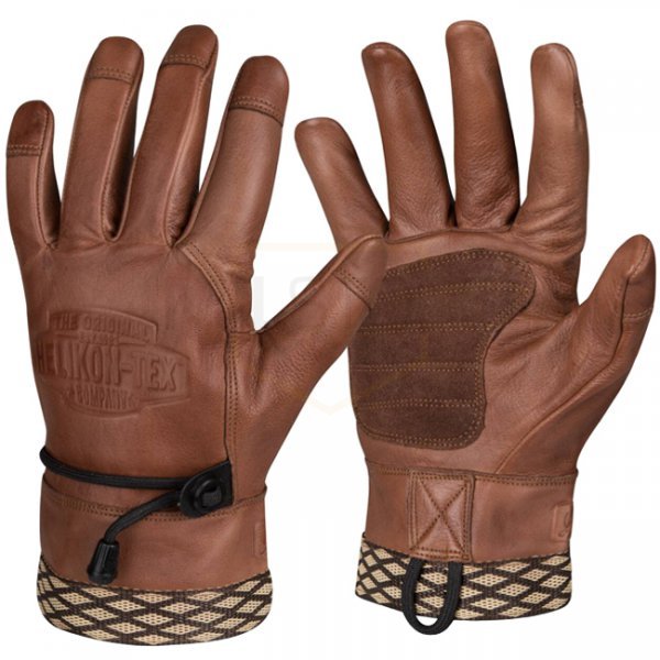 Helikon-Tex Woodcrafter Gloves - Brown - S