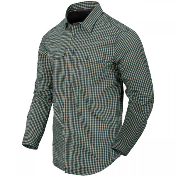 Helikon-Tex Covert Concealed Carry Shirt - Savage Green Checkered - XS