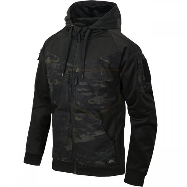Helikon-Tex Rogue Tactical Hoodie FullZip - Black / Multicam Black - M