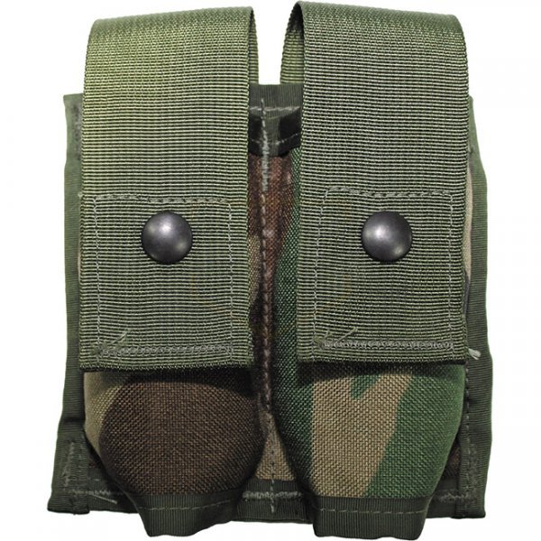Surplus US Double 40mm Grenade Pouch Used - Woodland