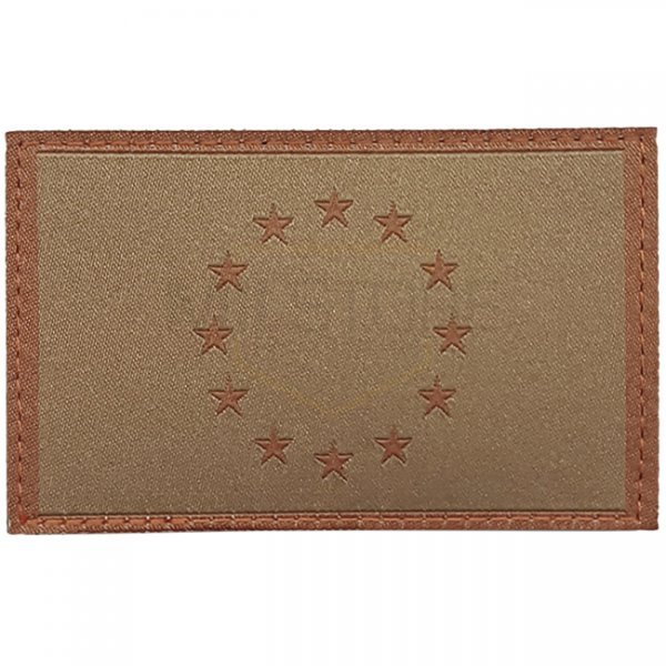 Pitchfork EU Flag Woven Patch - Coyote