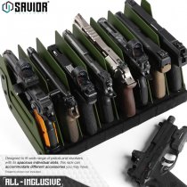 Savior Equipment Pistol Rack 8 Slots - Olive