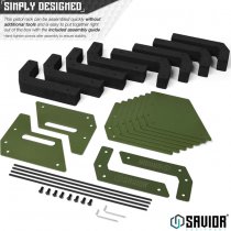 Savior Equipment Pistol Rack 8 Slots - Olive