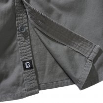 Brandit Vintage Shirt Shortsleeve - Charcoal - 2XL
