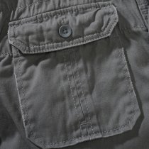 Brandit Vintage Shirt Shortsleeve - Charcoal - 2XL
