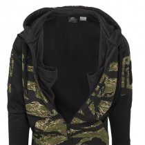 Helikon-Tex Rogue Tactical Hoodie FullZip - Black / ERDL - 3XL