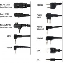 Earmor M56 DualComm PTT - MIL PRC 6-Pin