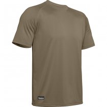 Under Armour Mens Tactical Tech Short Sleeve T-Shirt - Tan - L