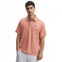 Under Armour Tech Polo - Canyon Pink / Pitch Grey - M