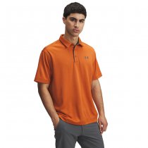 Under Armour Tech Polo - Burnished Orange / Pitch Grey - 2XL