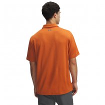 Under Armour Tech Polo - Burnished Orange / Pitch Grey - M