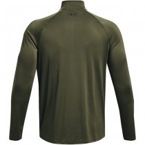 Under Armour Mens Tech 1/2 Zip Long Sleeve - Olive - S