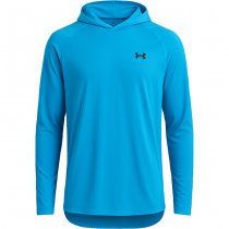 Under Armour Mens Tech 2.0 Hoodie - Ether Blue / Black - M