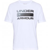 Under Armour Mens Team Issue Wordmark Short Sleeve - White - S