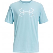 Under Armour Fish Hook Logo T-Shirt - Stream / White - M
