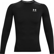 Under Armour Mens HeatGear Compression Long Sleeve - Black - XL