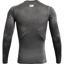 Under Armour Mens HeatGear Compression Long Sleeve - Carbon Heather - S
