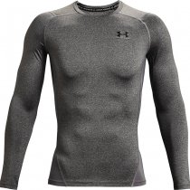 Under Armour Mens HeatGear Compression Long Sleeve - Carbon Heather - XL