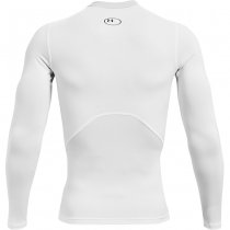 Under Armour Mens HeatGear Compression Long Sleeve - White - 2XL