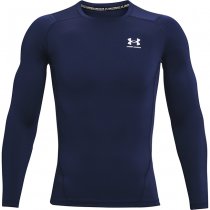 Under Armour Mens HeatGear Compression Long Sleeve - Blue