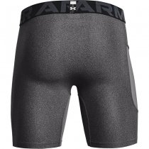 Under Armour Mens HeatGear Compression Shorts - Carbon Heather - 2XL