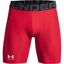 Under Armour Mens HeatGear Compression Shorts - Red