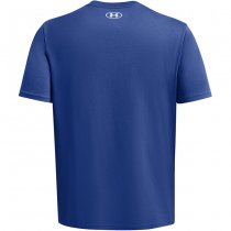 Under Armour Mens ABC Camo Boxed Logo Short Sleeve - Blue - 3XL