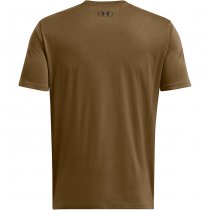 Under Armour Mens ABC Camo Boxed Logo Short Sleeve - Coyote - XL