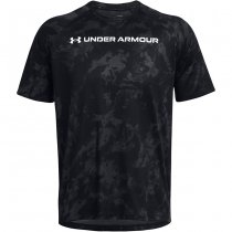 Under Armour Mens Tech ABC Camo Short Sleeve - Black - M